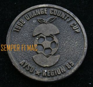 ORANGE COUNTY AYSO REGION 85 REFEREE TAILS CLASSIC COLLECTOR COIN