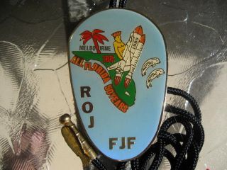 Outstanding Masonic Royal Order of Jesters Bolo Tie Mirth is King 1989