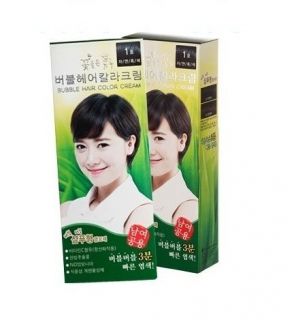   with Flower) Bubble Foam Hair Color Dye Cover Gray Hair Made In Korea