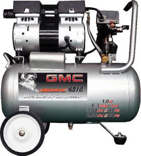 GMC SYCLONE 6310 Ultra Quiet & Oil Free Air Compressor