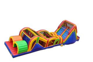 Commercial Inflatable Extreme Rush Obstacle Course Bounce House 