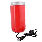 Mini USB PC Fridge Beverage Drink Cans Food Cooler Warmer Red New 