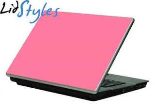   PINK Vinyl Laptop Skin Decal fits Dell HP Sony Compaq Acer Asus 12
