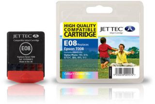 Jettec Compatible E08 Colour Ink Cartridge for Stylus Photo Printers
