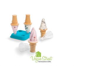 Set of 4 Tovolo Ice Cream Cone Pop Maker Moulds Frozen Ice Blocks Icy 