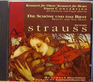 Signed Strauss Oboe Horn Concerto Simon Dent AMATI RARE