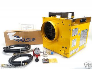   Pelsue Portable In line Propane Construction Heater 1690D with Extras