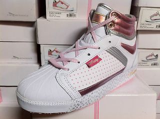 PASTRY FAB COOKIE BOOT SHELL TOE RA70405R WHITE/PINK WOMEN SIZES SHOES 