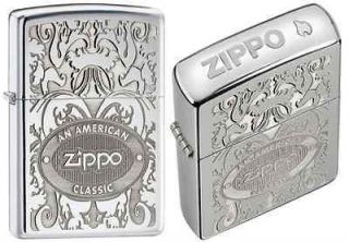 Zippo Lighter, Polished Chrome