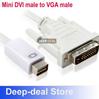   12+5PIN MALE TO VGA 15 PIN MALE ADAPTER CONVERTER VIDEO CABLE 5 FT