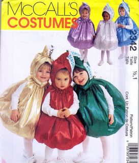 Sewing PATTERN Toddlers Hershey Kisses Halloween Costume Size 4 UNCUT