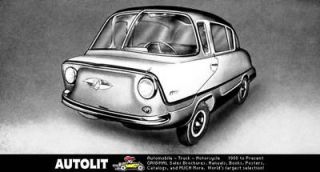 1957 Bielka 750 Microcar Factory Photo Russia