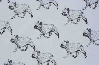 FRENCH BULLDOG 2 CRAFT FABRIC NEW COLORS