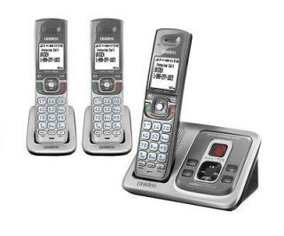 Uniden D2380 3 Cordless Phone 3 Handsets, TALKING CALLER ID, HD AUDIO