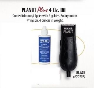   PEANUT CLIPPER/TRIMME​R BLACK COLOUR + 4 Oz. Oil   SPECIAL
