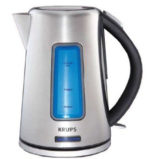 KRUPS Prelude Stainless Steel Electric Kettle w/ Lighting Water Level 