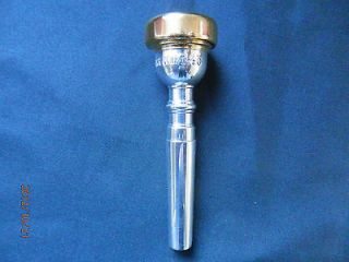 Trumpet Mouthpiece Bach 1.5C with gold plated rim and cup