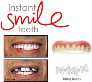   Instant Smile False (1) Teeth Cosmetic Fake Dentures Oral Dental