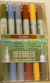 COPIC Ciao Alcohol Markers GARDENset of 12/plastic case/FREE color 