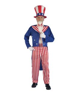 Mens Uncle Sam Patriotic Costume