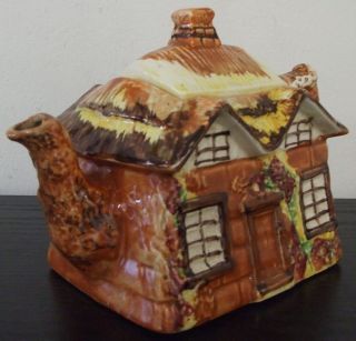 Price Bros Country Cottage Ware Lidded Pottery Teapot 8.5 x 4.5