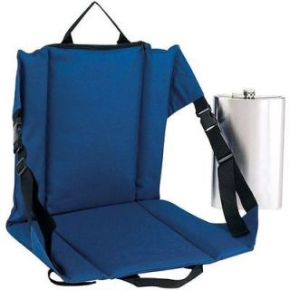   Bleacher Cushion Chair w/ Pocket Flask, Crazy Creek Folding Seat