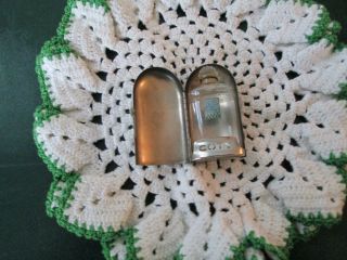 Beautiful Paris De Coty Metal Perfume Case with Glass Bottle Inside 