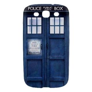   Police Call Box Dr. Who TARDIS Samsung Galaxy S3 III Hard Case Cover