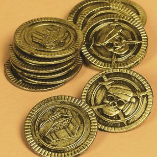 Birthday Party Favors PIRATE Treasure Coins   NEW