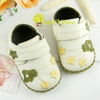New Cow leather Toddler Baby Boy shoes soft sole (H99)size 2 3 4 5