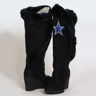Cuce Shoes Dallas Cowboys Ladies Cheerleader Boots   Black