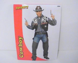 Cowboy Vest & Chaps Western Costume Adult #23861