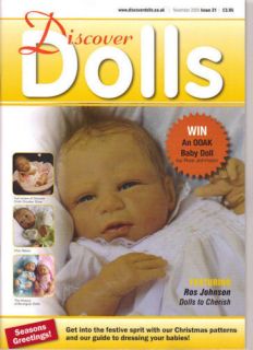 BRAND NEW DISCOVER DOLLS MAGAZINES REBORN ISSUES 21, 20, 19, 18, 17