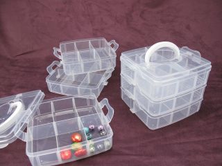   Bead Storage Box With 18 compartments ,Great For Crafts And Jewellery