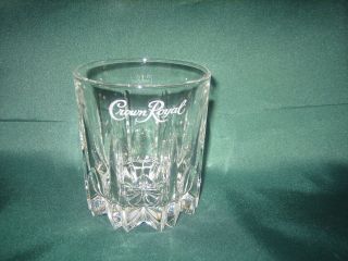 Seagrams Crown Royal Crystal Whiskey Sippin Cut Glass   Made in Italy