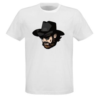 Hank Williams Jr Country Cartoon Head Cool T Shirt