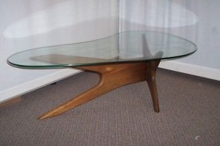   Modern Adrian Pearsall Craft Associates Biomorphic Boomerang Table