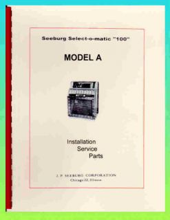 Seeburg A Jukebox Service Parts Manual