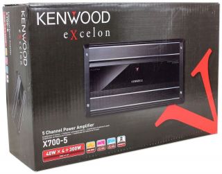 Kenwood X700 5 awesome 5 channel 700 watt subwoofer crossover