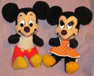   Disney character Mickey and Minnie Plush toys and Mickey Mouse game