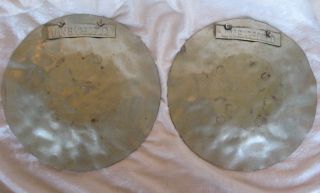   Jan Barboglio Silver Green Color Hand Hammered Iron Plates Crown