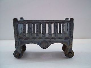 Cast Iron Baby Crib Doll House Furniture Kilgore