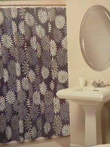 Kenar Home Fabric Shower Curtain 72 x 72 NIP