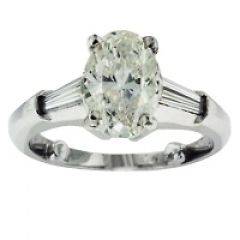 06 CARAT DVS2 OVAL DIAMOND ENGAGEMENT SOLITAIRE RING WEDDING RING