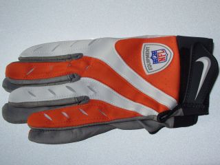 orange football gloves in Gloves