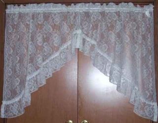 lace swag curtains in Curtains, Drapes & Valances