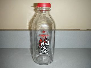UNIQUE MOO ACME Dairy Farms Incorporated Glass Milk Bottle 1996