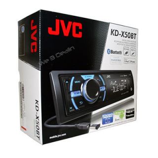 JVC KD X50BT Digital Media Receiver Bluetooth/Pandora In Dash Player 