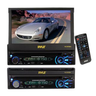 Pyle PLTS76DU 320Watt 1 Din In Dash 7 LCD DVD  Touch Screen All in 