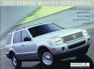 2004 Mercury Accessories Brochure Marauder Mountaineer